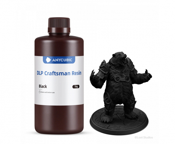 Фото 4 - Фотополімерна смола Anycubic Craftsman BLACK (Чорна) 1КГ