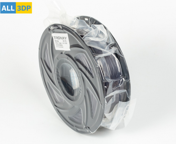 Фото 7 - Сірий PETG пластик Tronxy для 3D принтера 330m | 1 кг | 1,75 мм