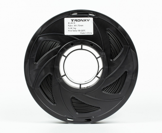 Фото 8 - Чорний PLA пластик Tronxy для 3D принтера 340m | 1 кг | 1,75 мм