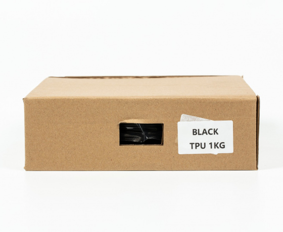 Фото 2 - TPU 95A Filament (пластик) для 3D принтера Черный 1кг, 1.75мм