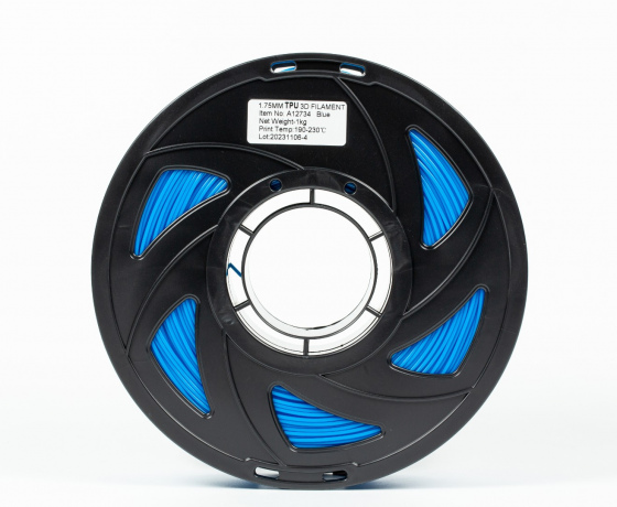 Фото 5 - TPU Filament (пластик) для 3D принтера Синій 1кг, 1.75мм