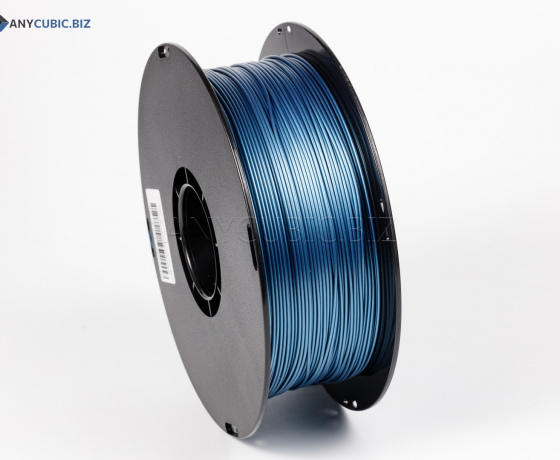 Фото 2 - Пла шовковий Металево-блакитний Anycubic Ø1,75 мм Вага: 1 кг