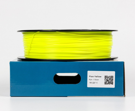 Фото 2 - Жовтий Неоновый флуоресцентний пла плюс пластик для 3D принтера ☼1кг☼1.75мм