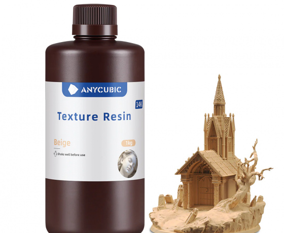 Фото 3 - Текстура Фотополімерна смола бежева Anycubic